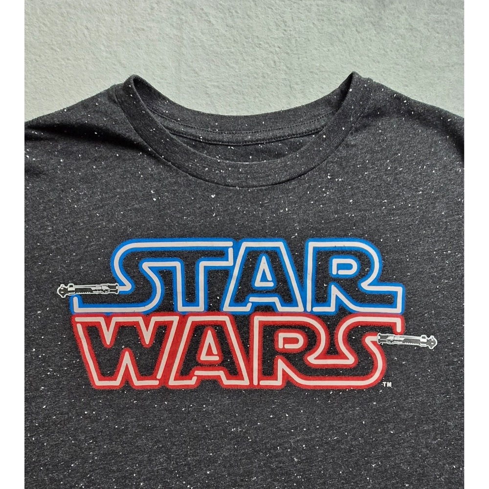 Star‎ Wars TShirt Youth 2X XXL (18) Unisex Black Graphic Mad Engine - Picture 5 of 9